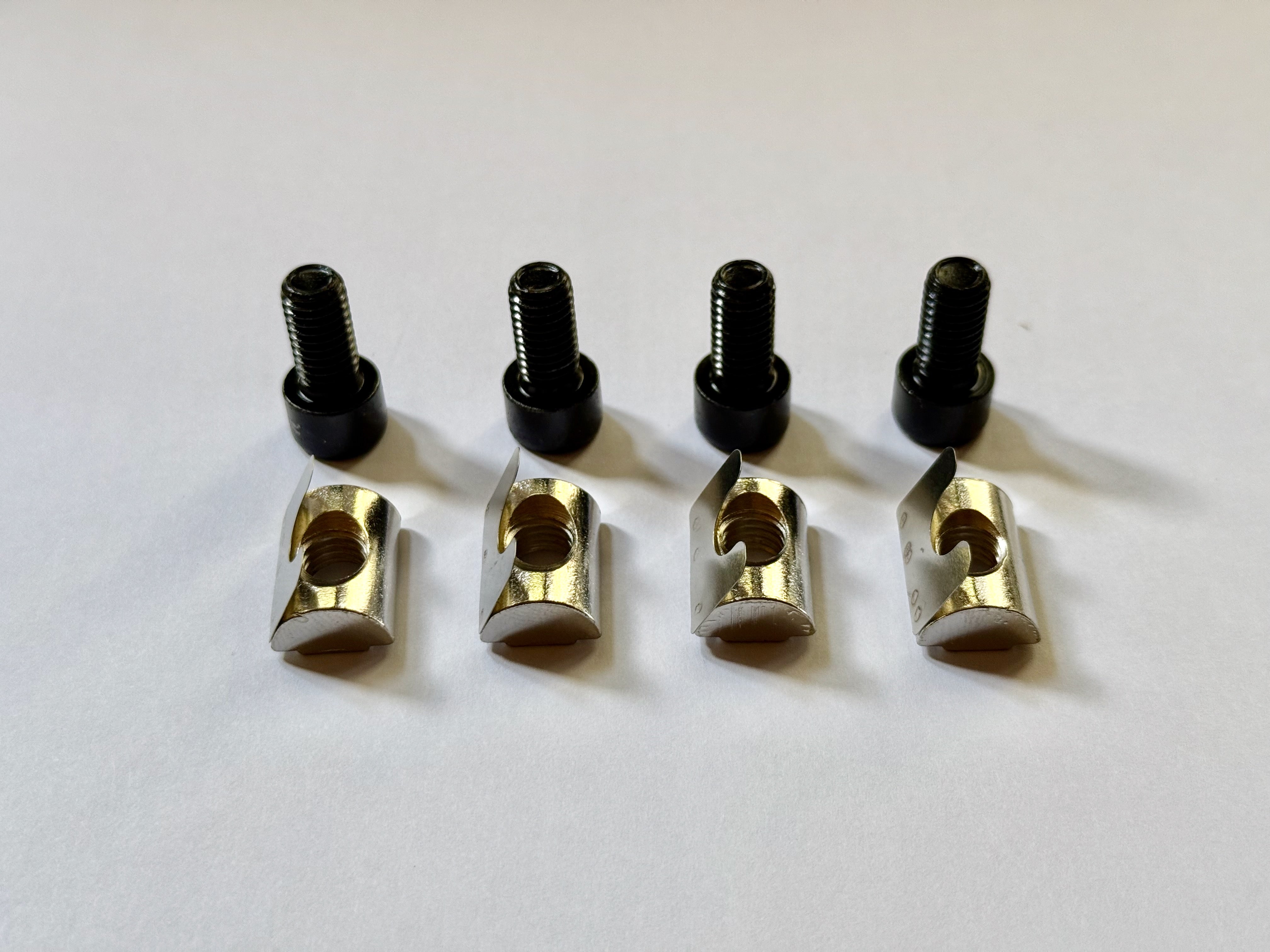 M8 Bolts and T-Nuts - Set of 4