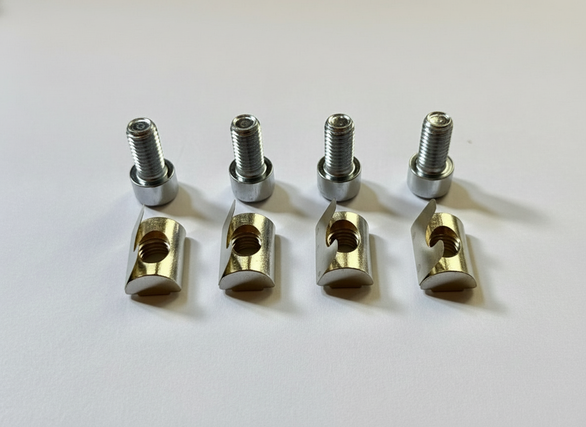 M8 Socket Head Cap Screws and T-Nuts (Set of 4)