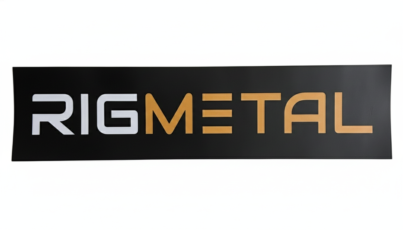 RigMetal Large Logo Sticker