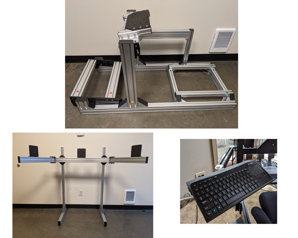 Sim Rig Metal Rig RigMetal - Low cost sim rig chassis