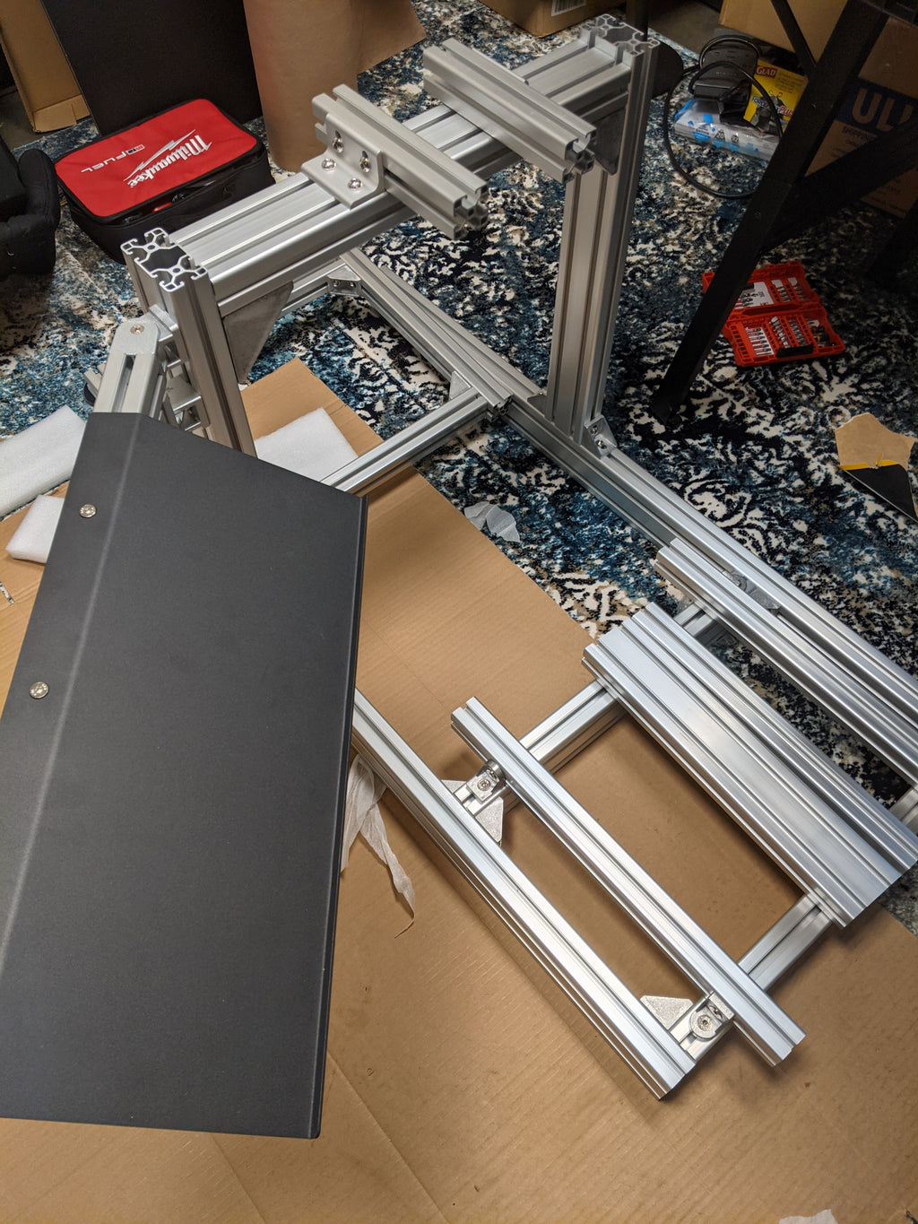 Sim Rig Metal Rig RigMetal - Low cost sim rig chassis