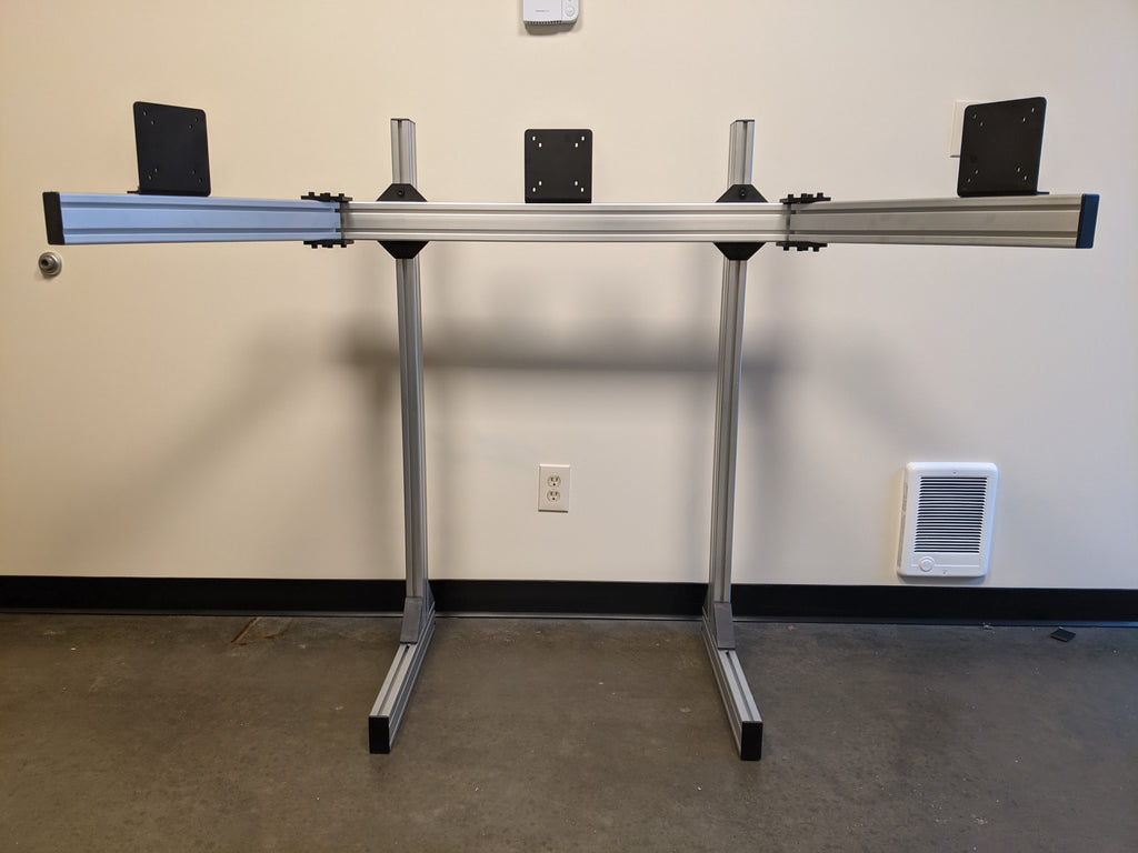 Sim Rig Aluminium Monitor Stand RigMetal - Low cost sim rig chassis